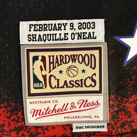 $150 Mitchell & Ness Shaquille O'Neal All Star 2003 Swingman Jersey Men’s Sz L - Picture 4 of 6